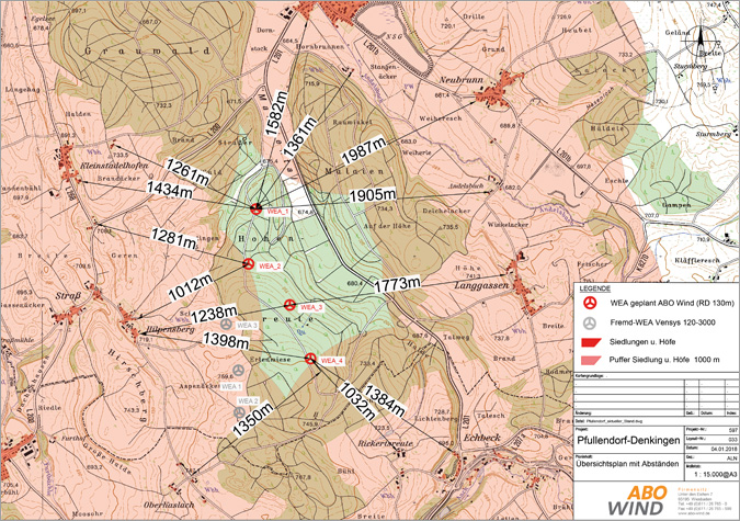 Pfullendorf-Denkingen Standortkarte